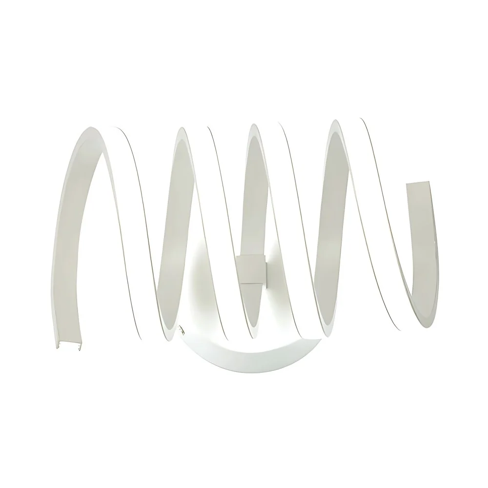 3/4/7 Spiraal Acryl LED Wandkandelaar Moderne Enkele Lichte Witte Wandlamp Warm/Wit/Natuurlijk Zwak