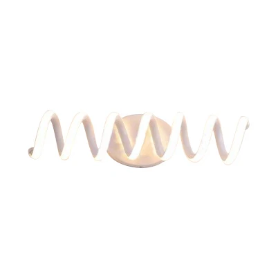 3/4/7 Spiraal Acryl LED Wandkandelaar Moderne Enkele Lichte Witte Wandlamp Warm/Wit/Natuurlijk Zwak