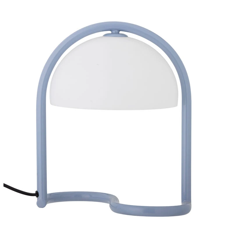 Bloomingville Favour tafellamp, Blauw met SOS-functie