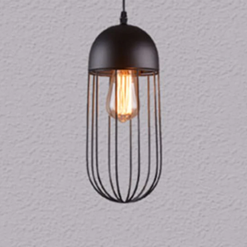 Geometrisch gevormde metalen hanglamp Scandinavische stijl restaurant hanglamp met SOS-functie