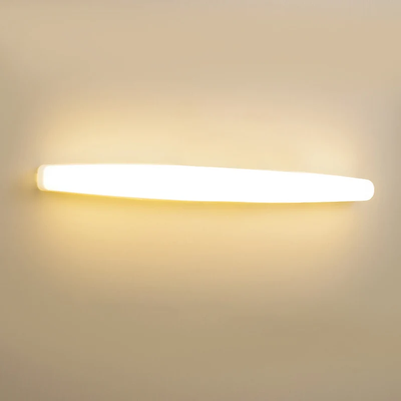 Gestroomlijnde ideeën voor wandverlichting Eenvoudige acryl LED witte ijdelheid schans warm/wit helder voor toilet