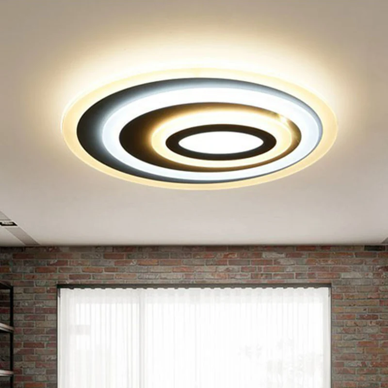 IP67 Gecertificeerde Ovaalvormige LED-inbouw moderne acryl slaapkamer inbouwplafondlamp wit