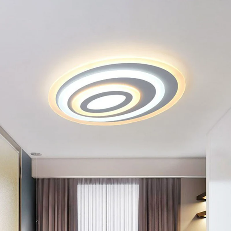 IP67 Gecertificeerde Ovaalvormige LED-inbouw moderne acryl slaapkamer inbouwplafondlamp wit