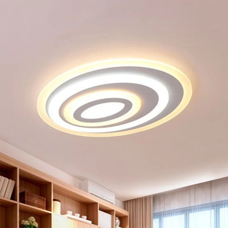 IP67 Gecertificeerde Ovaalvormige LED-inbouw moderne acryl slaapkamer inbouwplafondlamp wit