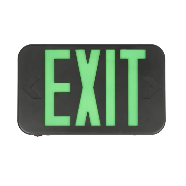 Lithonia Lighting EXRG Series 0.3-Watt 120/277-Volt LED Zwart Hardwired Exit Light Red/Green Lights