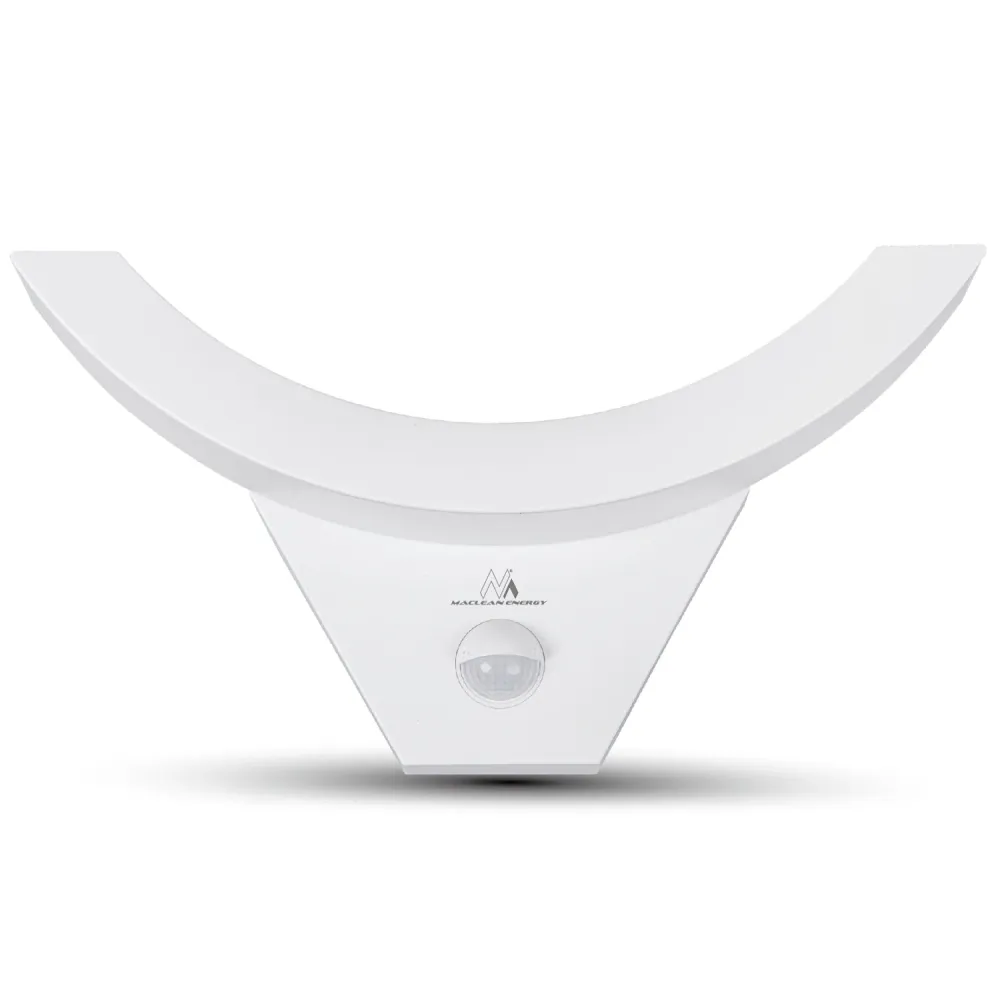 Maclean - LED-lamp met infrarood bewegingssensor/ 800lm 10W IP54 - Wit met SOS-functie
