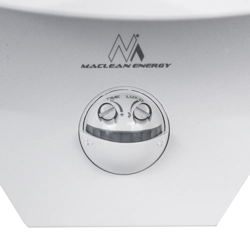 Maclean - LED-lamp met infrarood bewegingssensor/ 800lm 10W IP54 - Wit met SOS-functie
