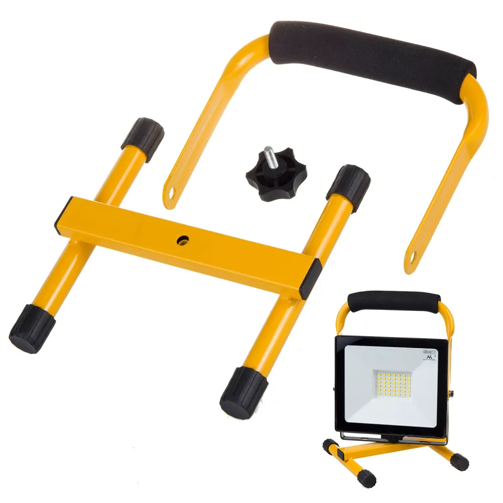 Maclean MCE652 Vloerrand voor LED-koplampen Werklampen Statief schijnwerper Typisch bouwspot Draaibaar Staal (voor MCE550...