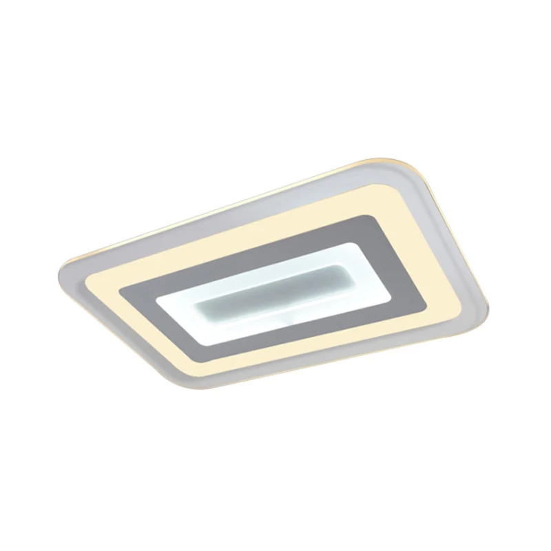Professionele Waterdichte 23"/31"/47" brede dunne acryl inbouwlamp Eenvoudige LED witte plafondlamp warm/wit helder
