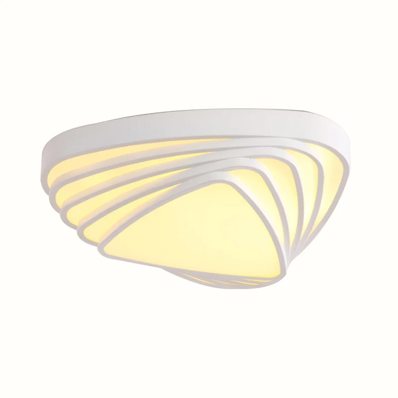 Professionele Waterdichte Moderne driehoekige acryl schaduw inbouwlamp wit slaapkamer geïntegreerd LED plafond inbouw warm...