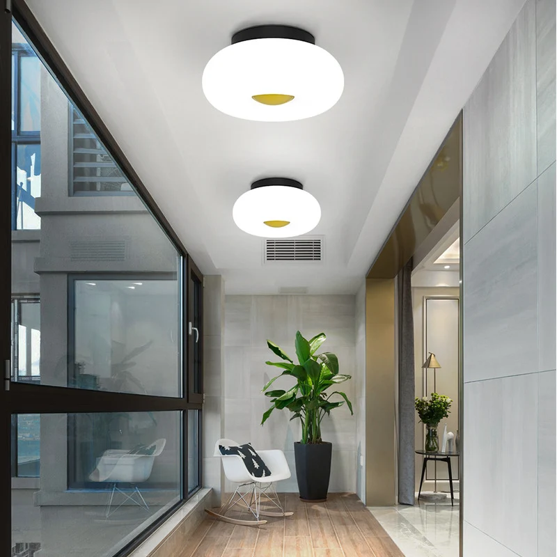 Professionele Waterdichte Witte ronde semi-inbouw plafondlamp 1/3/5 koppen hedendaagse acryl plafondlamp voor woonkamer