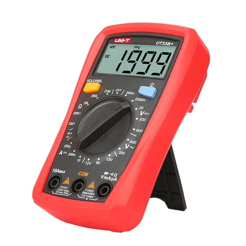 Uni-trend Portable Gering Household Anti-burn Multimeter UT33B+ met Levenslange Garantie