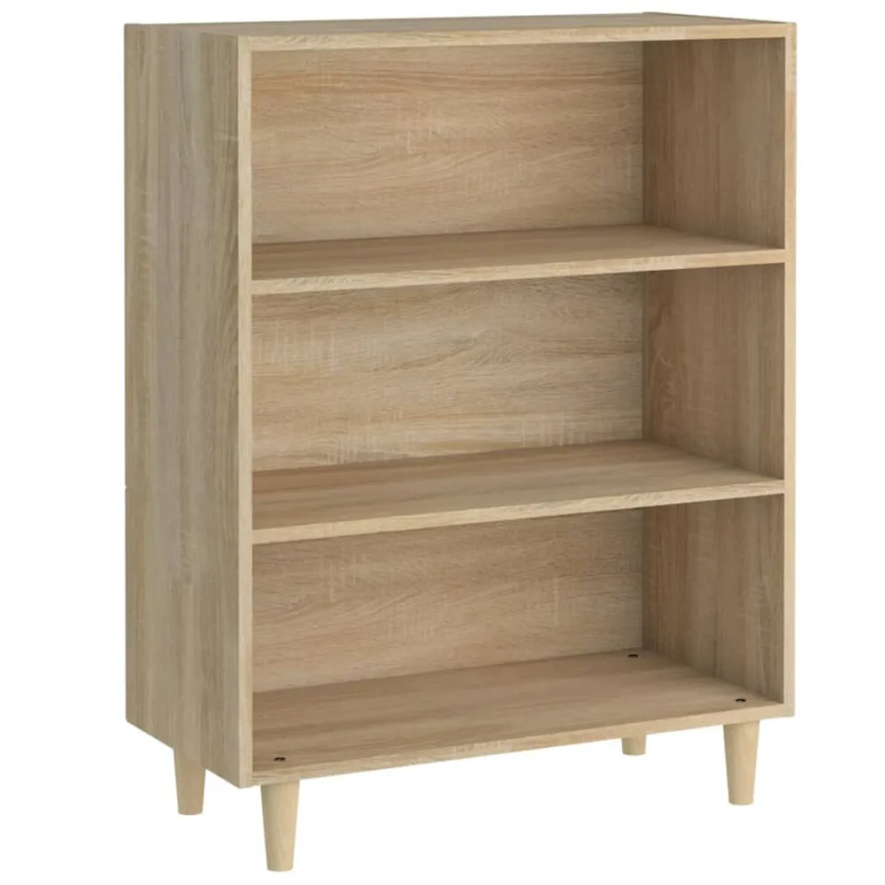 Dressoir 69,5x32,5x90 cm bewerkt hout sonoma eikenkleurig