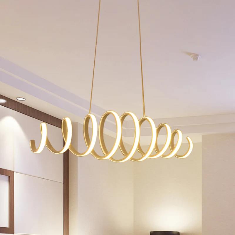 Lente acryl drop hanglamp modernisme 27,5 "/39" brede LED witte hangende plafondlamp inclusief batterijen