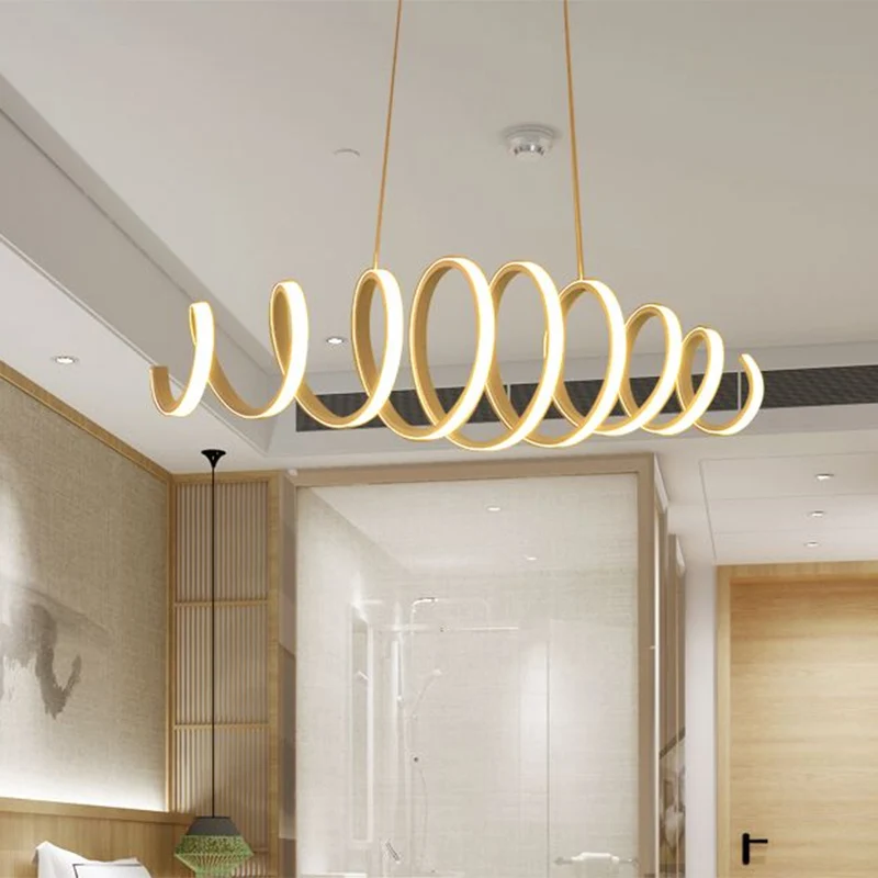 Lente acryl drop hanglamp modernisme 27,5 "/39" brede LED witte hangende plafondlamp inclusief batterijen