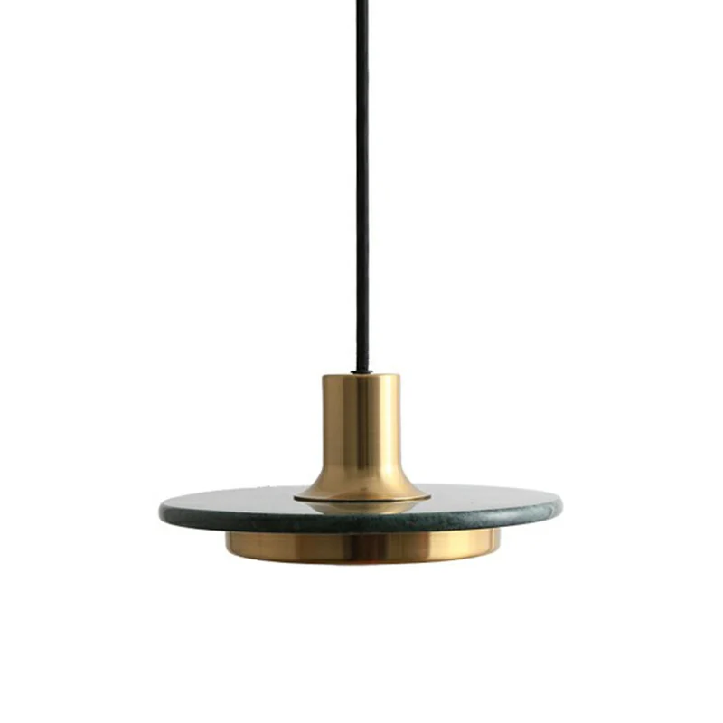 Pot-Lid LED hanglamp postmodern marmer 1 lamp restaurant plafond hanglamp met SOS-functie