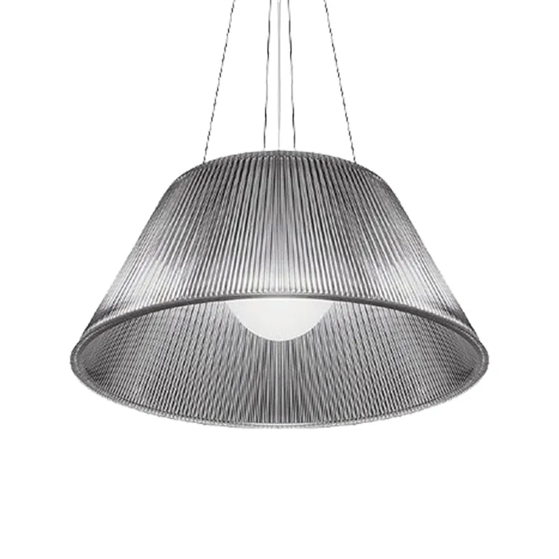 1-lichts restaurant hanglamp eigentijds hangend plafondlicht met kegelvormige helderglazen kap, diameter 13"/19,5" voor Ke...