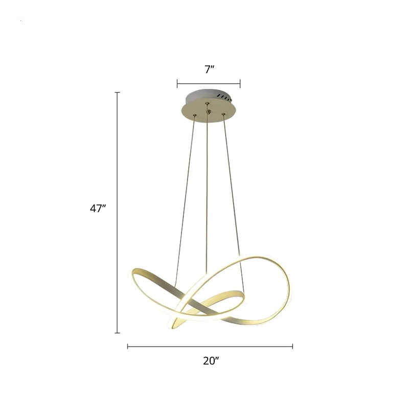 Decoratieve cycluskroonluchterverlichting Acryl Eetkamer LED-plafondhanger wit (IP44)