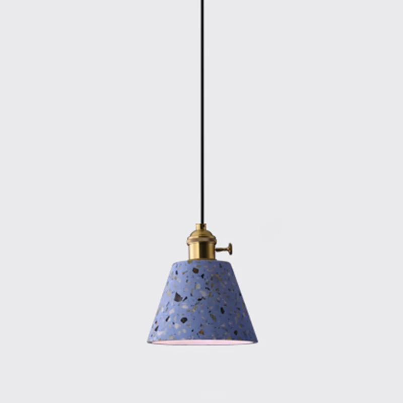 Geometrische eetkamer ophangverlichting Terrazzo 1��Head minimalistische hangende plafondlamp | 3000K | 2000 lm