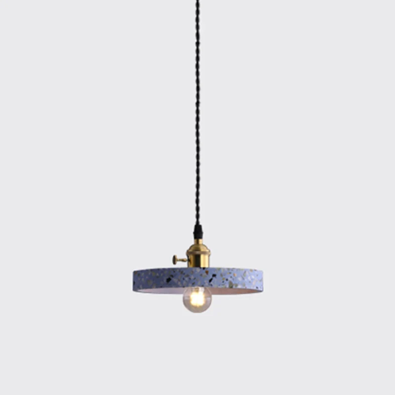 Geometrische eetkamer ophangverlichting Terrazzo 1��Head minimalistische hangende plafondlamp | 3000K | 2000 lm
