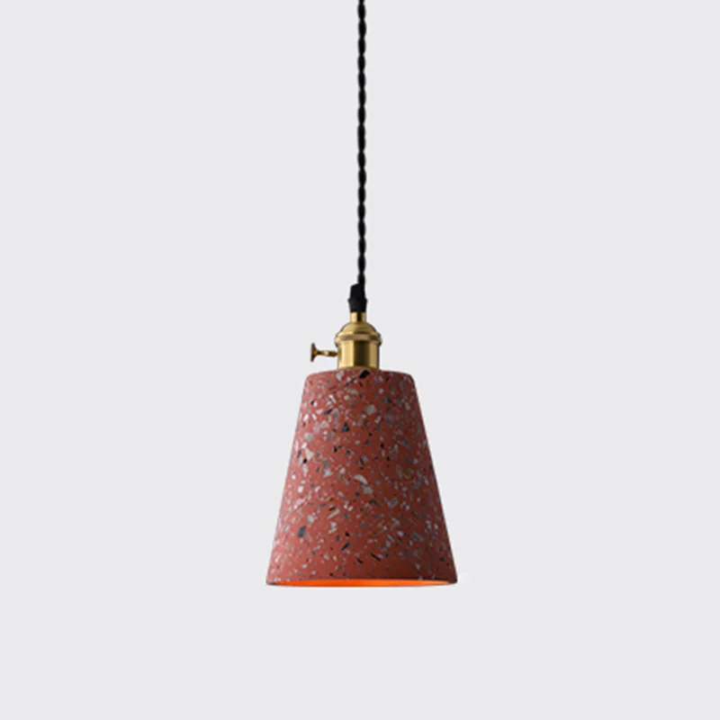 Geometrische eetkamer ophangverlichting Terrazzo 1��Head minimalistische hangende plafondlamp | 3000K | 2000 lm