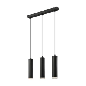 Moderne Plafond Hanglamp Franco, Zwart, 90x50x8 cm, EPIKASA