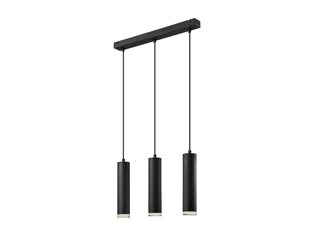 Moderne Plafond Hanglamp Franco, Zwart, 90x50x8 cm, EPIKASA