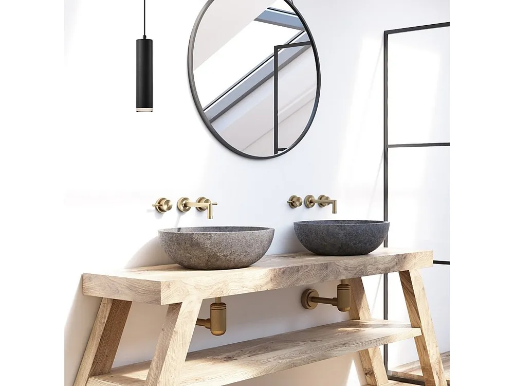 Premium LED Hanglamp Franco, Zwart, 100x8x8 cm, EPIKASA