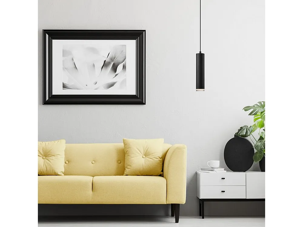 Premium LED Hanglamp Franco, Zwart, 100x8x8 cm, EPIKASA