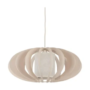Premium LED Keiko Hanglamp, Eik, Wit, 51x51x100 cm, EPIKASA
