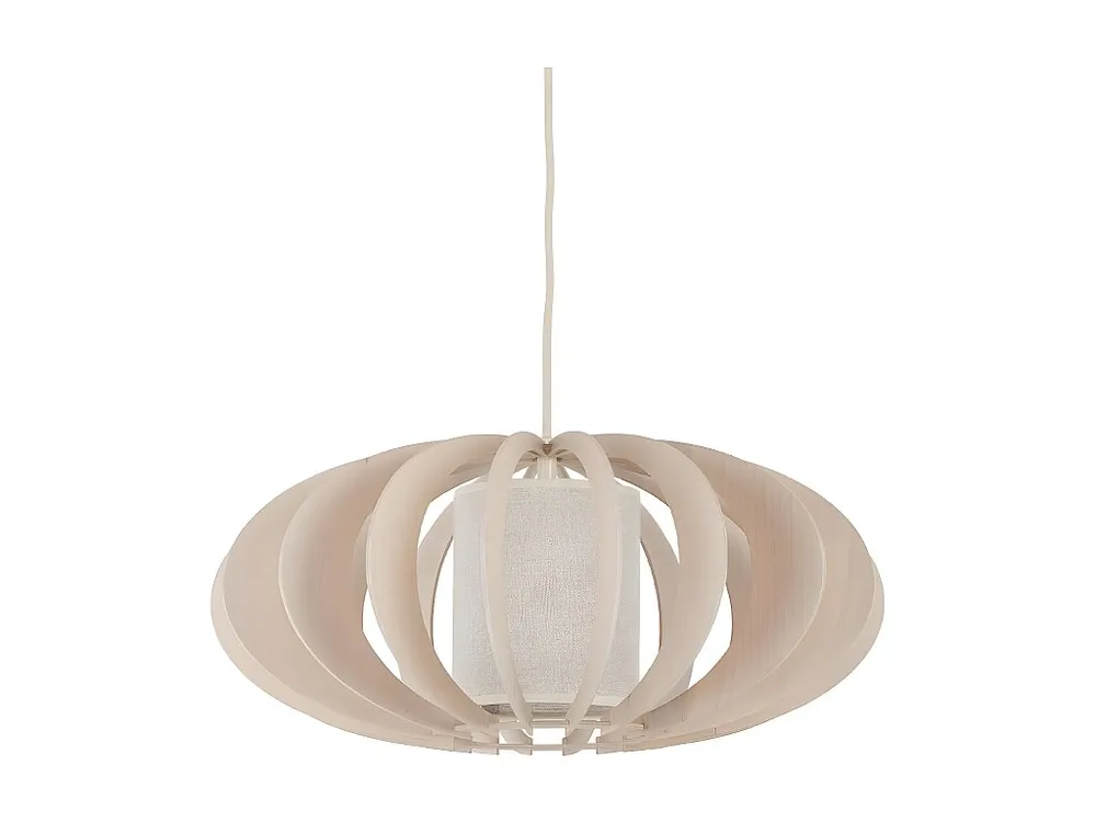 Premium LED Keiko Hanglamp, Eik, Wit, 51x51x100 cm, EPIKASA
