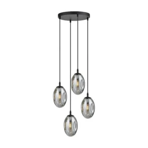 Suspension Astral, Gris, 40x100x40 cm, EPIKASA Chroom Afwerking
