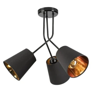 Suspension Irma, Noir, 45x55x55 cm, EPIKASA voor Woonkamer