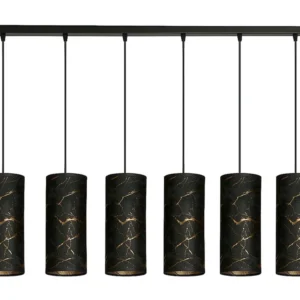 Suspension Karli, Noir, 95x100x6 cm, EPIKASA met afstandsbediening