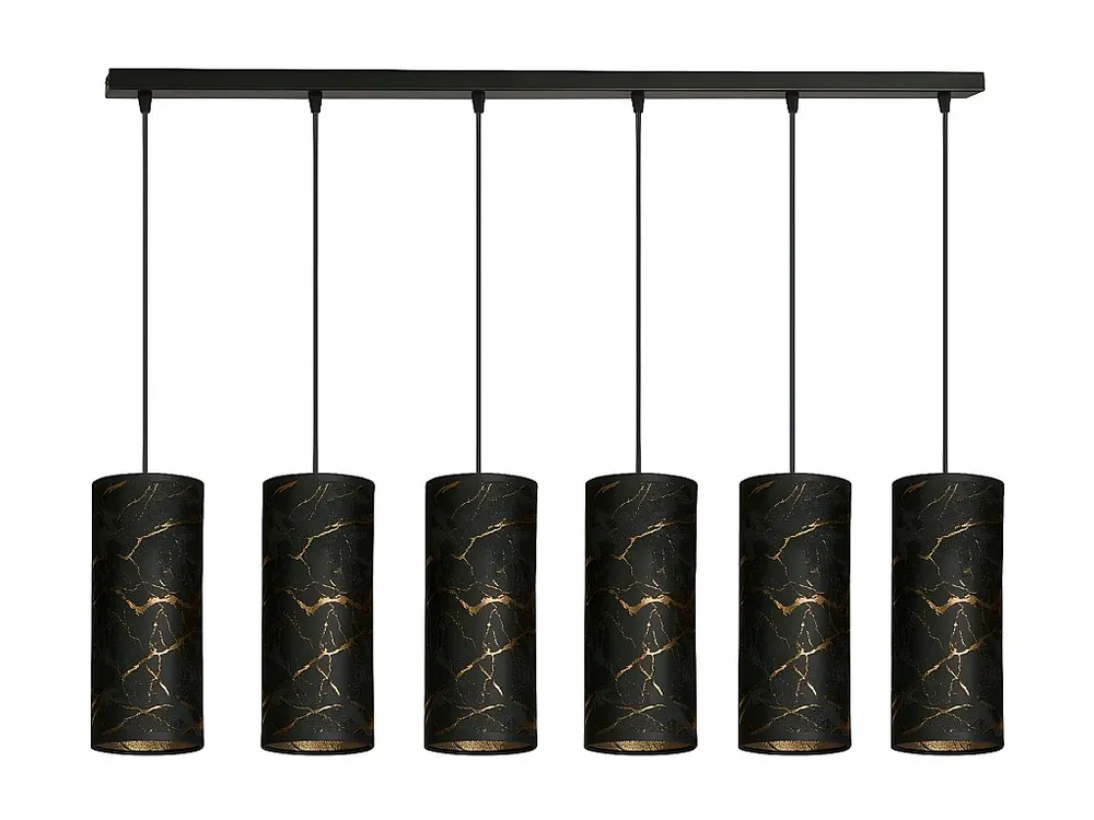 Suspension Karli, Noir, 95x100x6 cm, EPIKASA met afstandsbediening