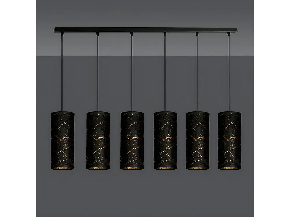 Suspension Karli, Noir, 95x100x6 cm, EPIKASA met afstandsbediening