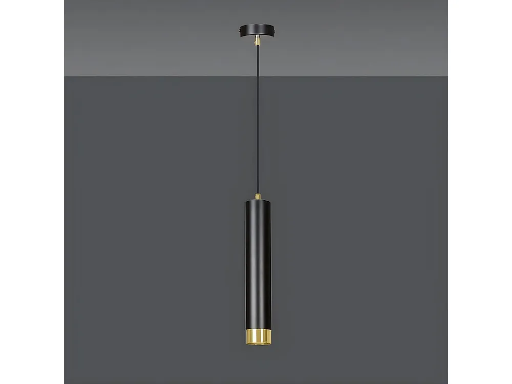 Vlakke Inbouw Suspension Kibo, Noir, 8x100x8 cm, EPIKASA