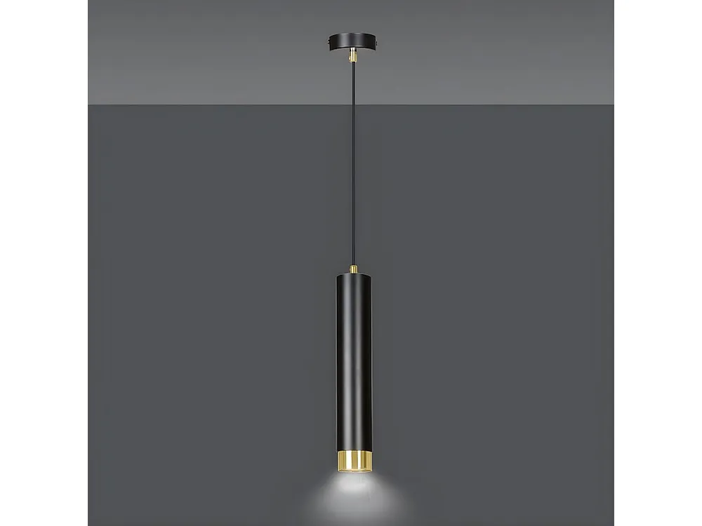 Vlakke Inbouw Suspension Kibo, Noir, 8x100x8 cm, EPIKASA