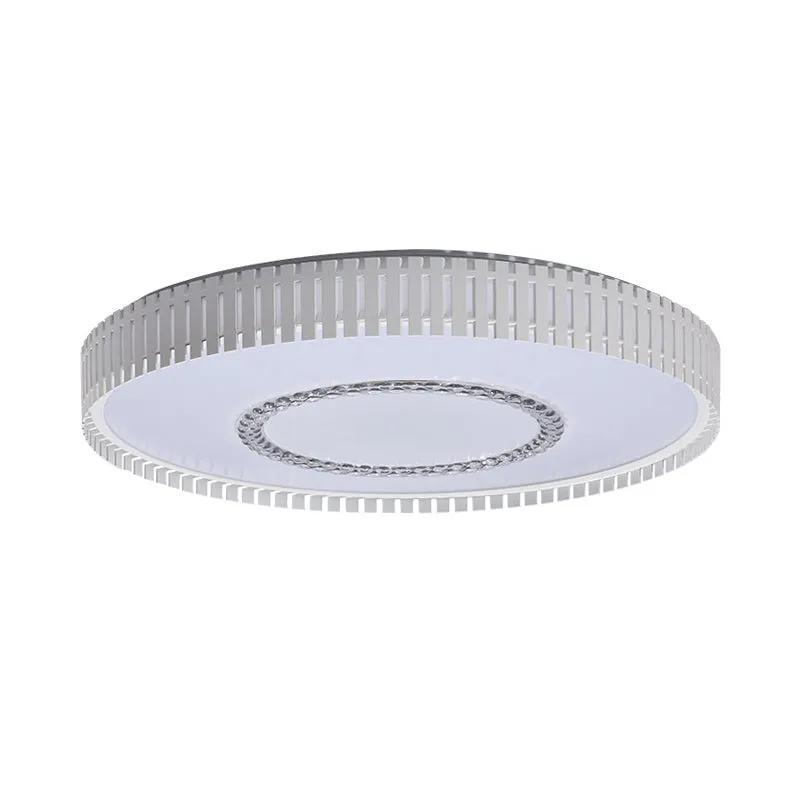 Witte ronde plafondlamp, eenvoudige LED-acryl inbouwverlichting wit/warm/natuurlijk zwak - 60cm Diameter