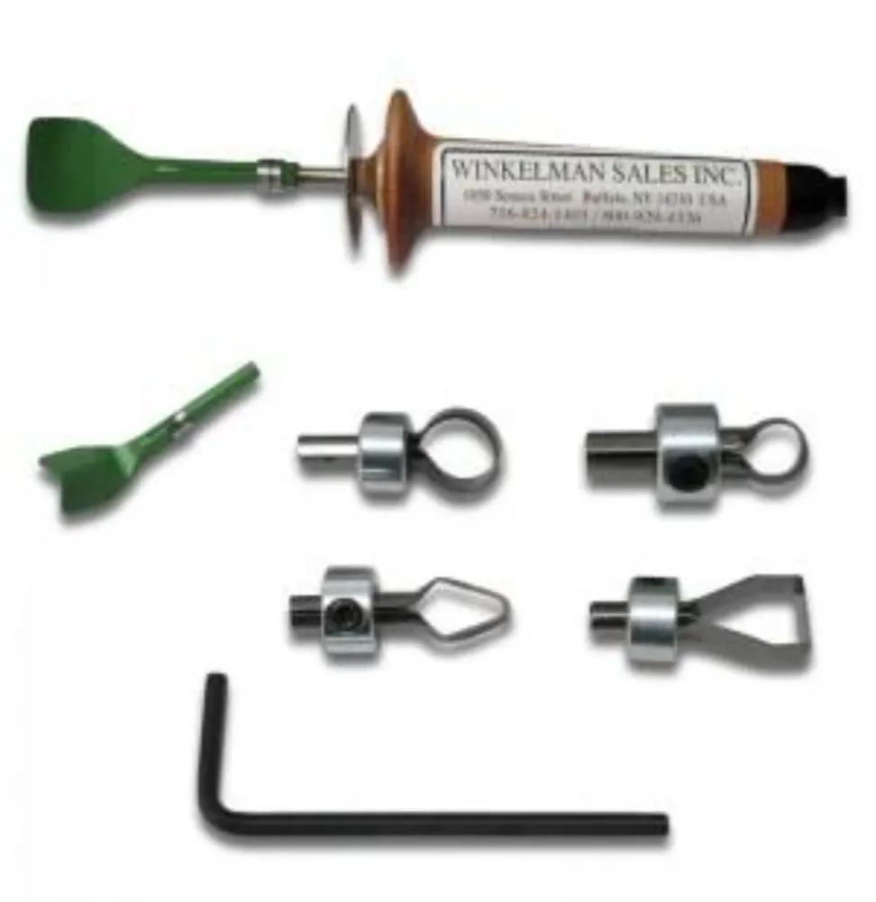 Hot Cutter Tool w/ Locking Nuts Blades