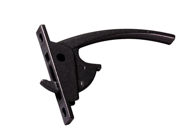 Truth Hardware Casement Window Security Locking Handle 2-3/8" Screw Holes - Zwart
