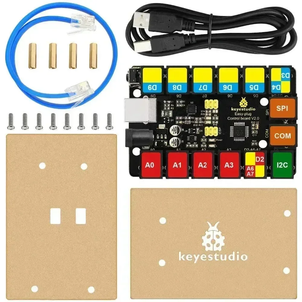 KeyeStudio RJ11 LICHT Plug Main Control Upgrade Board V2.0 Easy Install | Snel gemonteerd