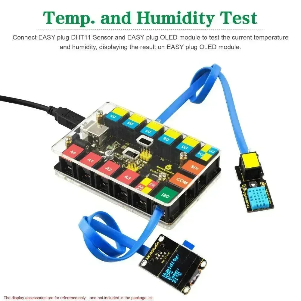 KeyeStudio RJ11 LICHT Plug Main Control Upgrade Board V2.0 Easy Install | Snel gemonteerd