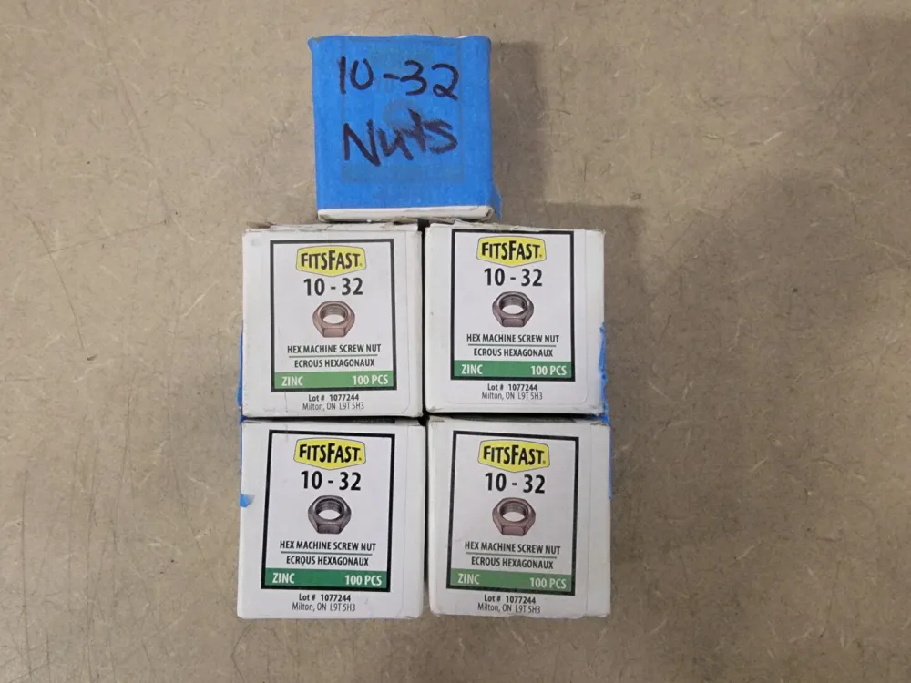 10-32 Hex Machine Screw Nut (Lot 5)