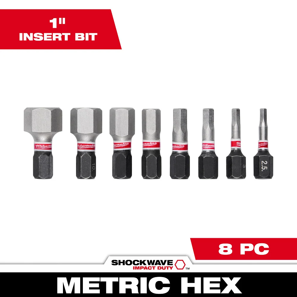 Milwaukee Tools Hex Bits 48-32-4617