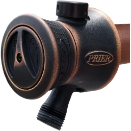 Prier P-118X 4" Single Handle Hot & Cold Mixing Hydrant, Oil Rubbed Bronzen; 1/2" Crimp Pex - P-118X04-ORB