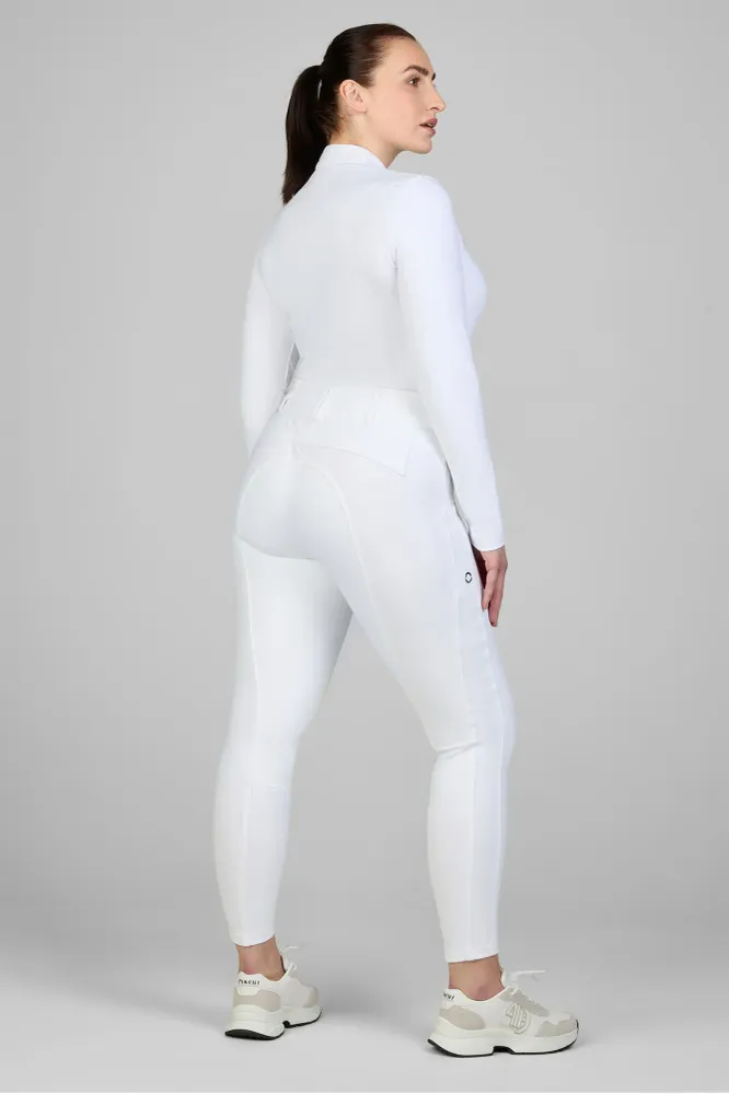 New Candela Highwaist Breeches Ivoor 10 Long