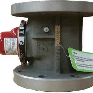 Pacific Seismic Products VT-316F Series 4" 60PSI Vertical Top Inlet Flanged High Pressure Earthquake Gas Shut-Off Valve