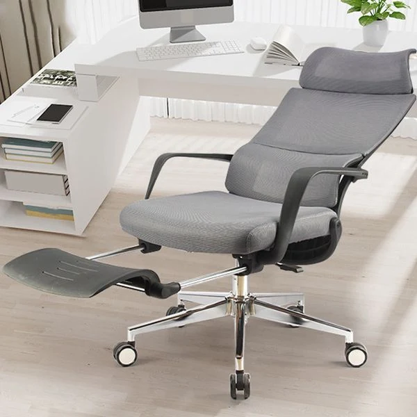 20" W Strak Desk Chair Breathable AirGrid High Back Office Chair Black