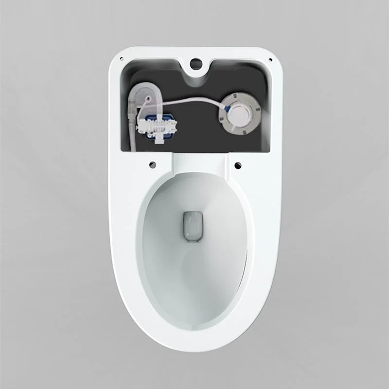 Weerbestendige Household Concealed Tank Toilet Siphon Jet Type Toilet without Water Pressure Limit